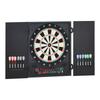 Electronic Dartboard with Automatic Scoring. 12 Darts and 6 Displays. 51x6.5x57cm. Black