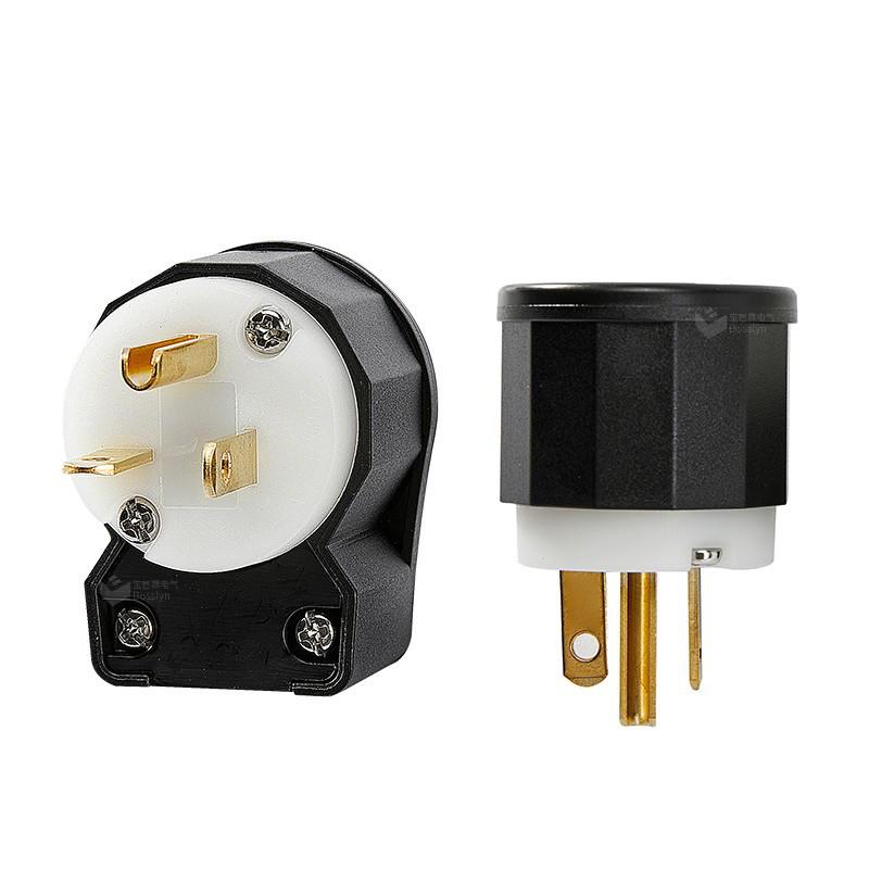 20A 125V US NEMA 5-20 90° Industrial Plug (UL Certified)