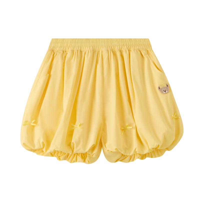 PawinPaw Baby Girl s Cartoon Bear Bloomer Shorts 100
