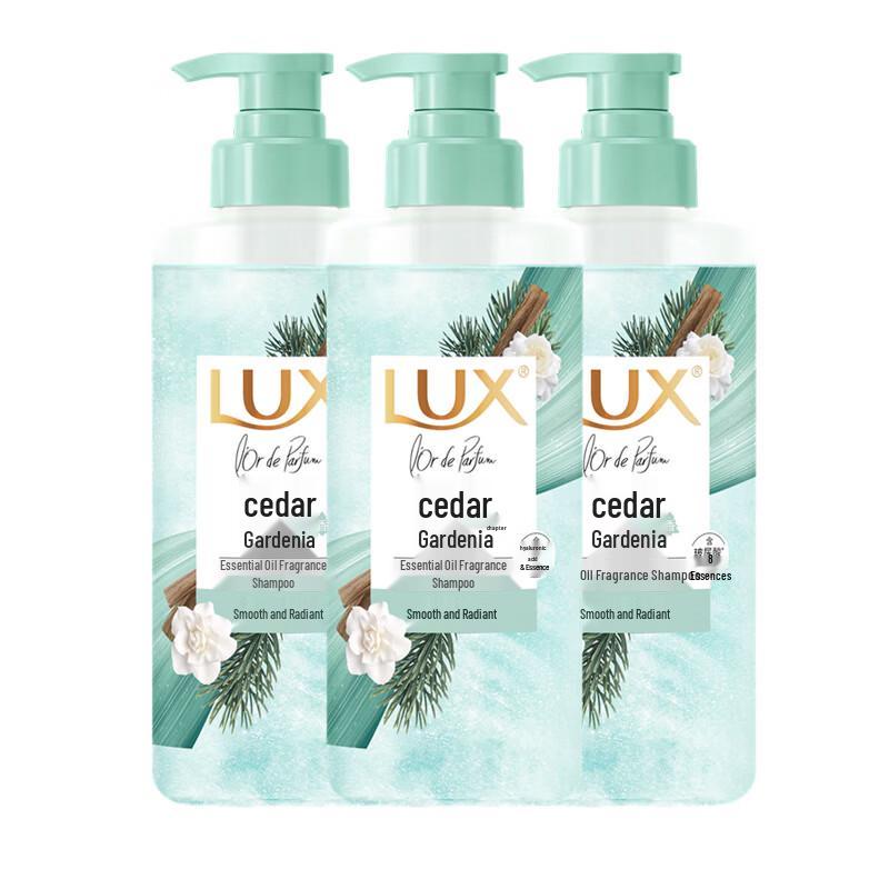

Lux Cedar Gardenia Essential Oil Shampoo 3-Pack