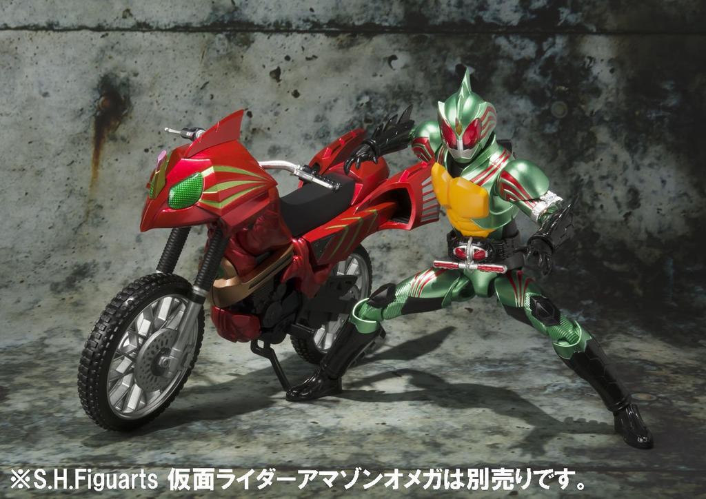 TAMASHII NATIONS Kamen Rider Amazons Jungle approximately ABS PVC painted action figure S.H.Figuarts Rider, 180mm, & & die-cast
