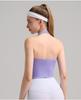 Lulu Women's New Halter Sports Bra - Beautiful Back, Slimming, Nude Feeling, with Chest Pads for Yoga and Fitness.