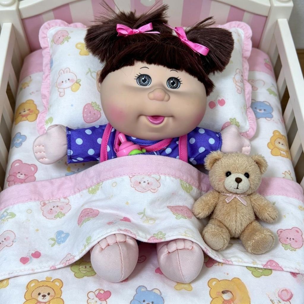 Cabbage Patch Kids 35 cm-es puhatestű baba Édes illattal le A tornász Pék Gyűjthető Ajándék Gyűjtőknek Otthoni Kiállítás