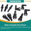 Hot Sale-Fuel Line Quick Connect Fittings, 30Pcs Fuel Line Repair Kit, 13 Size Hose Release Connector Straight Elbow