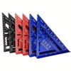 New 7 Inch Triangle Ruler Measurement Tool Carpenter Tools Inch Metric Angle Ruler Speed Square Woodworking Tools