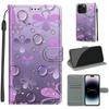Butterfly Wallet Flip Case For Redmi Note 13 Pro 12 Turbo 12R 12S 13C 12C A3 Xiaomi Poco M6 Pro X6 X5 Leather Card Slot Cover