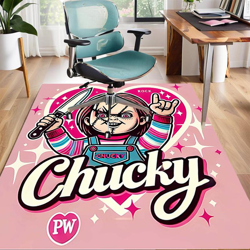1pc Chucky3 Design Area Rug - Non-Slip, Soft & Cozy Floor Mat for Living Room, Bedroom, Office - Indoor/Outdoor Decorative Carpet