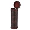 Scatola Rotonda in Legno per Vino Scatola in Legno per Conservazione Vino Fiaschi Scatola Regalo per Vino Custodia Decorativa