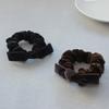 JewelVOX Scrunchie Hair Velvet Ribbon Hair Simple and Cute for Adults Tie, Women's Accessory, (Black)