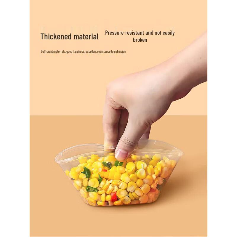 Disposable Round Food Container with Lid