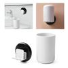 PP Toothbrush Holder Colorful Self-adhesive Punch-free Wall-mounted Heavy Duty Home Toilet Bottle Rack Accessories