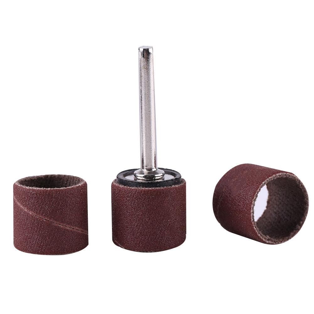 Sanding Sandpaper Bands Sleeves Mandrel Woodworking Craft Polishing Kit (#80)