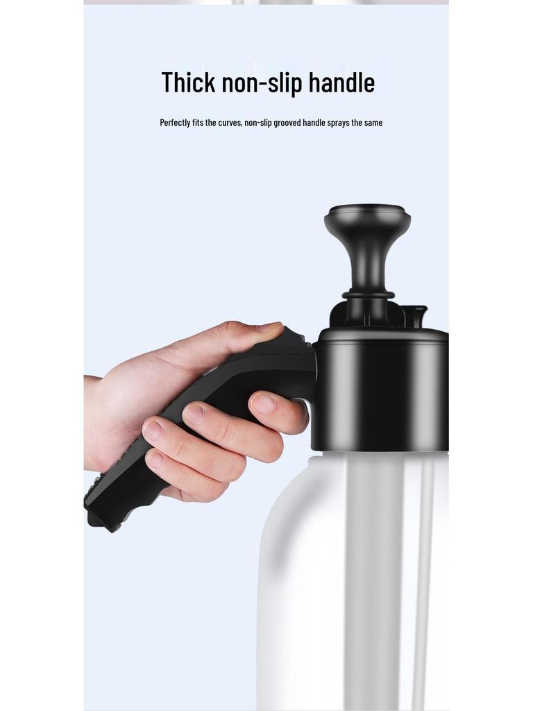 2L Handheld Foam Sprayer for Car and Home Use with Pressure Relief Valve