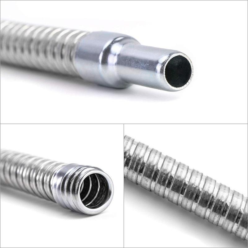 Universal Oil Funnel with Strainer Screen Metal Long Neck Funnel Spout Funnel for Automotive Oils Vehicles Fuel Liquids