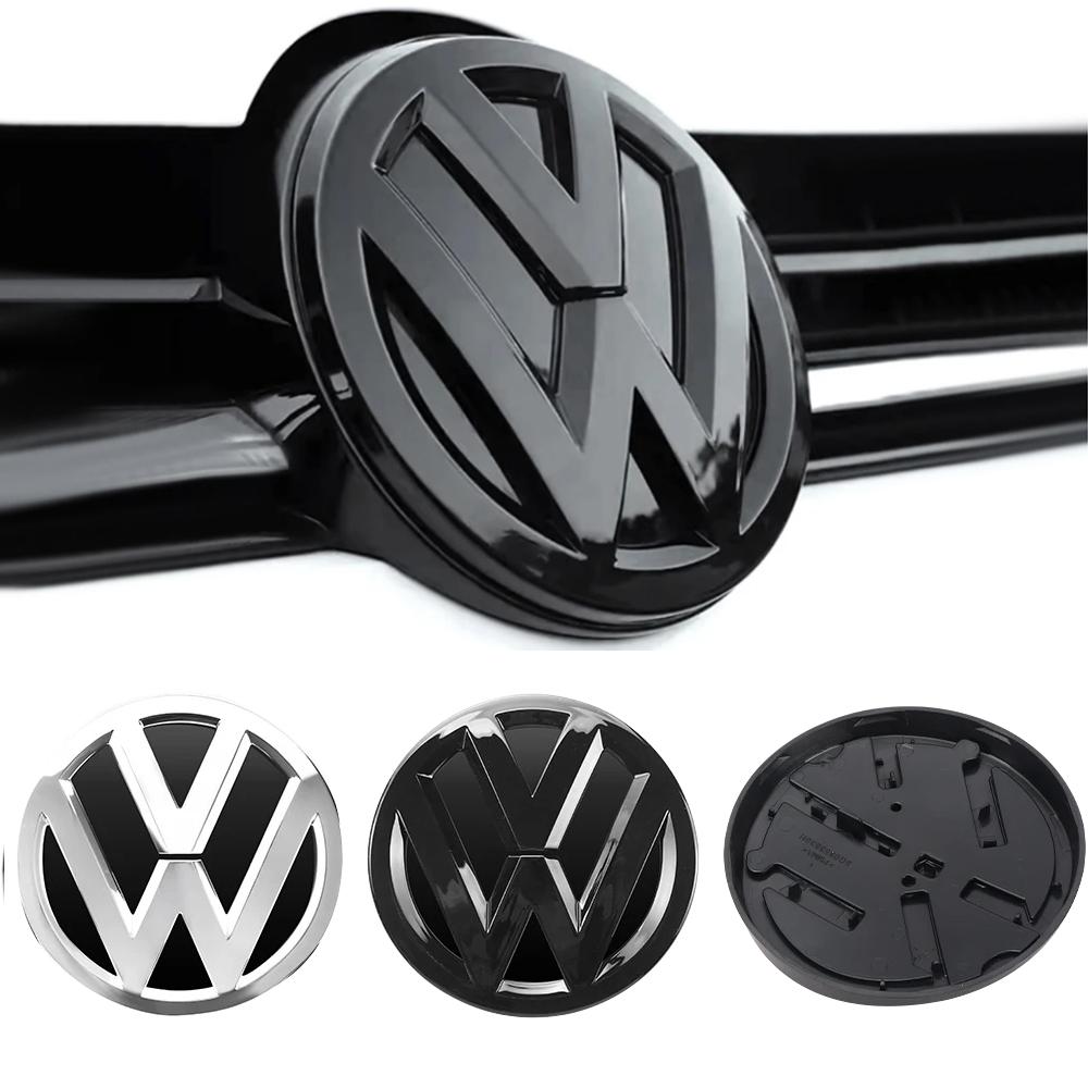 qqq- Replace 2pc Car Front Grille Badges Cover Rear Trunk Emblem Covers Stickers For Volkswagen VW GTI Golf 5 MK6 Golf 7 MK7.5