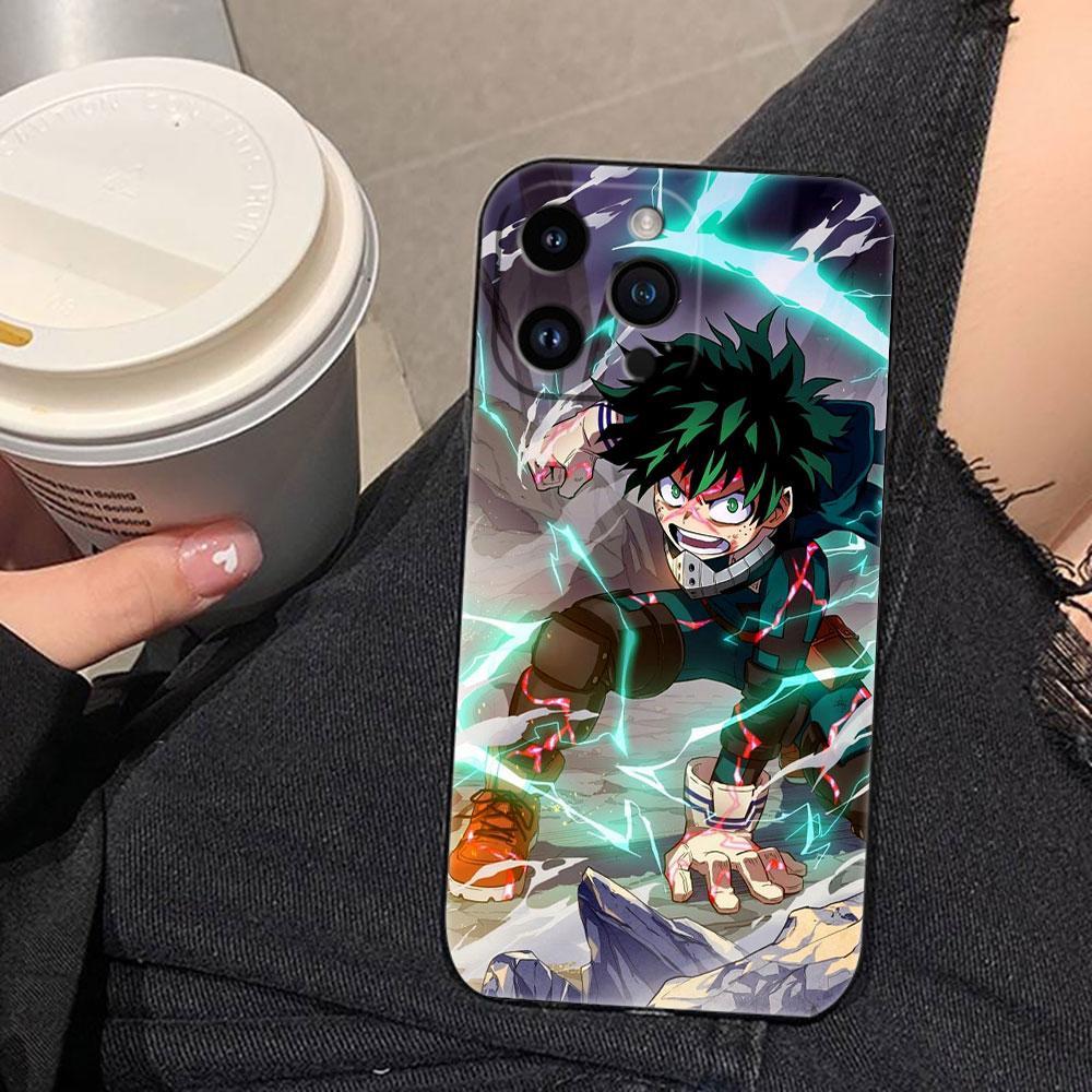 Cartoon My Hero Academy Cover Phone Case For iphone Apple 17 AIR 16E 16 15 14 13 12 11 Pro XR Max 8 7 Plus TPU Case Funda Shell