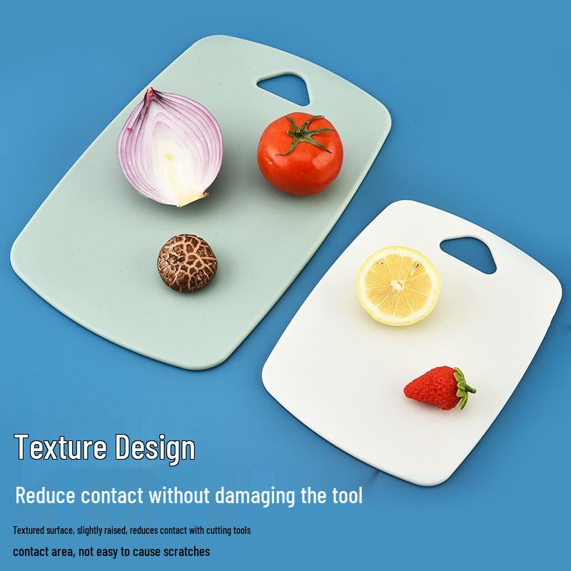 Three-in-One Antibacterial Baby Food and Fruit Cutting Board Set - Mold-Proof, PP Plastic, Three-Piece Household & Dormitory Chopping Boards.
