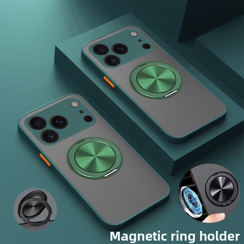For Apple iphone 17 Pro Max 17 Air Case Hard PC Ring Stand magnetic Protective Back Cover For iphone 17 16 15 14 13Pro Max Shell