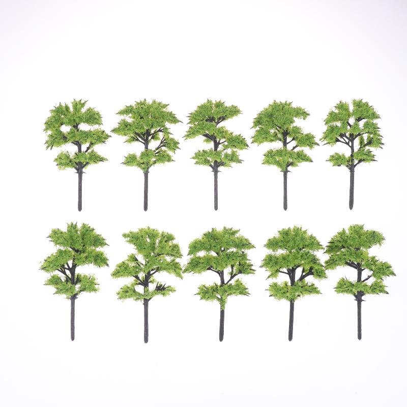 Simulation Mini Green Tree Model Dollhouse Railway Street Scene Decor Ornaments Dollhouse Micro Landscape Garden Ornament