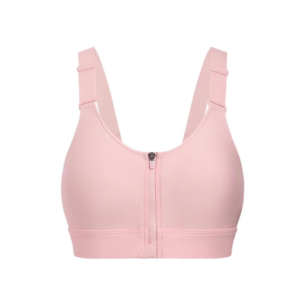 Under Armour Infinity 2.0 Comfortable Fashion Simple Versatile Sports Bra Women Underwear Deep-Pink 1384118-647