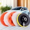 6Pcs Foam Pad Buffer Kit Polishing Machine Wax Pads 3/4/5/6/7 Inch For Removing Scratches Car Polishing Sponge Pads Set