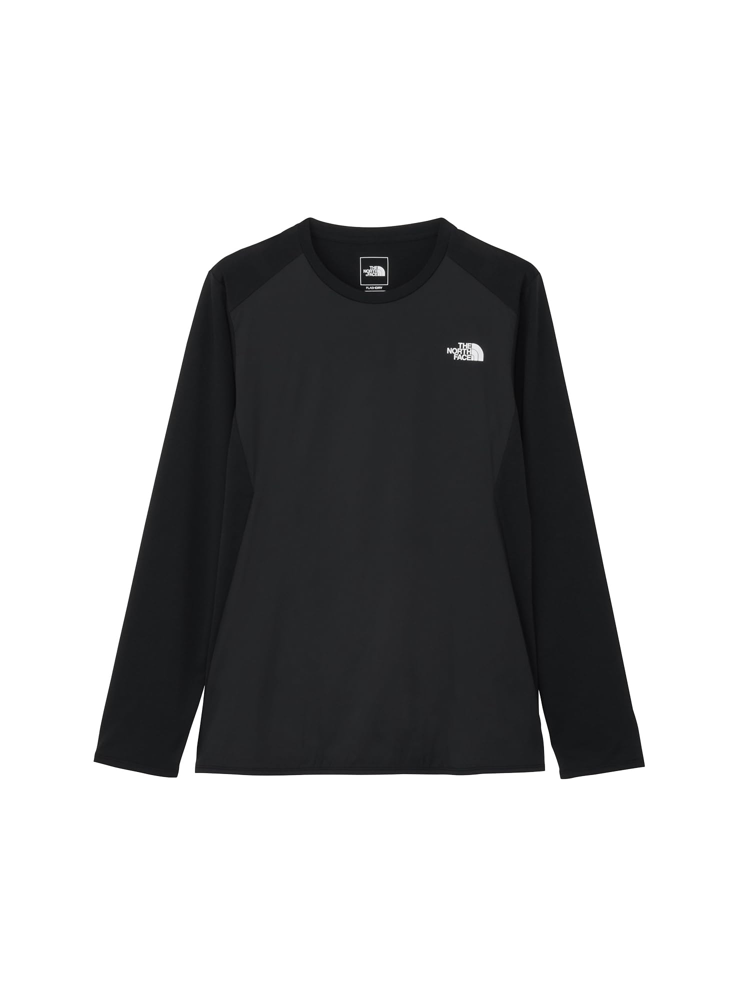 

The North Face Hybrid GTD Melange Crew Long Sleeve Size L T-Shirt, Black, чёрный