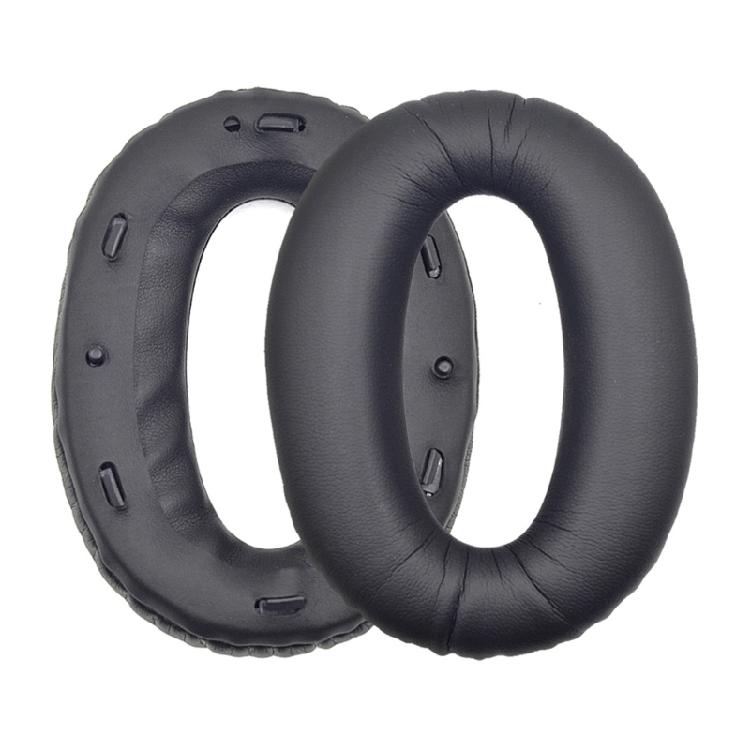 

Comfort & Durability Ear Pad Quality Sponge Ear Cushions Earmuff Enhances Audios Experience for WH1000XM2/MDR1000X Earphone чёрный