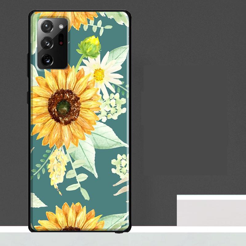 

Summer Daisy Sunflower Floral Case For Samsung Galaxy S25 S24 S23 Ultra S9 S10 S20 S21 S22 Plus S23 FE S25 FE Phone Cover Galaxy S23 Plus