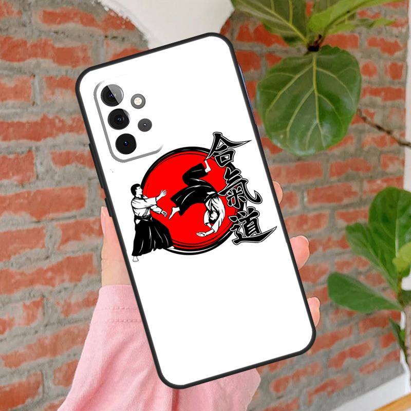 Japan Martial Aikido Phone Case For Samsung Galaxy A15 A25 A55 A54 A34 A14 A35 A52 A32 A12 A51 A71 A13 A33 A53