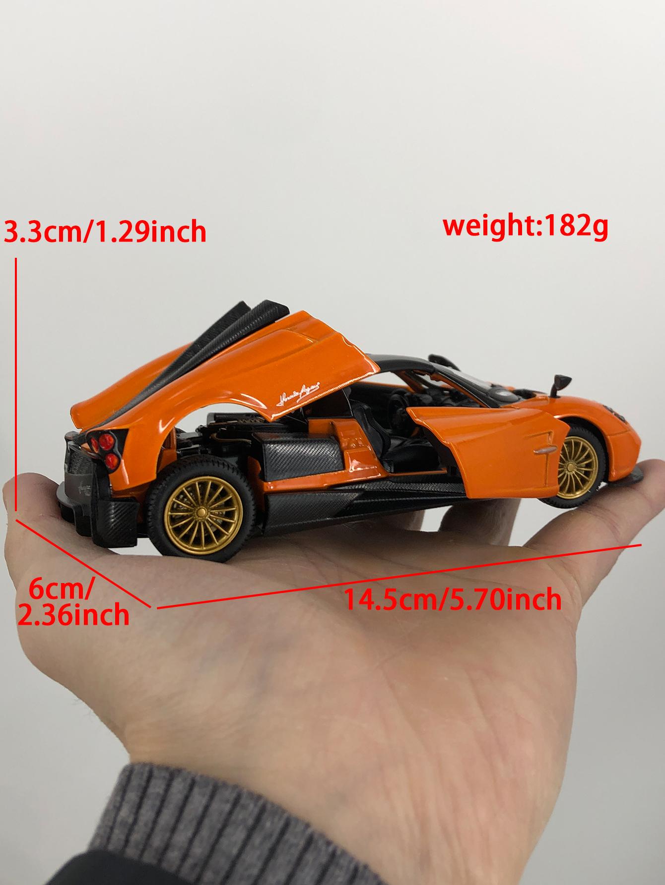 

CCA 1:32 Pagani Huayra Roadster model car, zinc alloy metal ornament, collectible gift car помаранчевий
