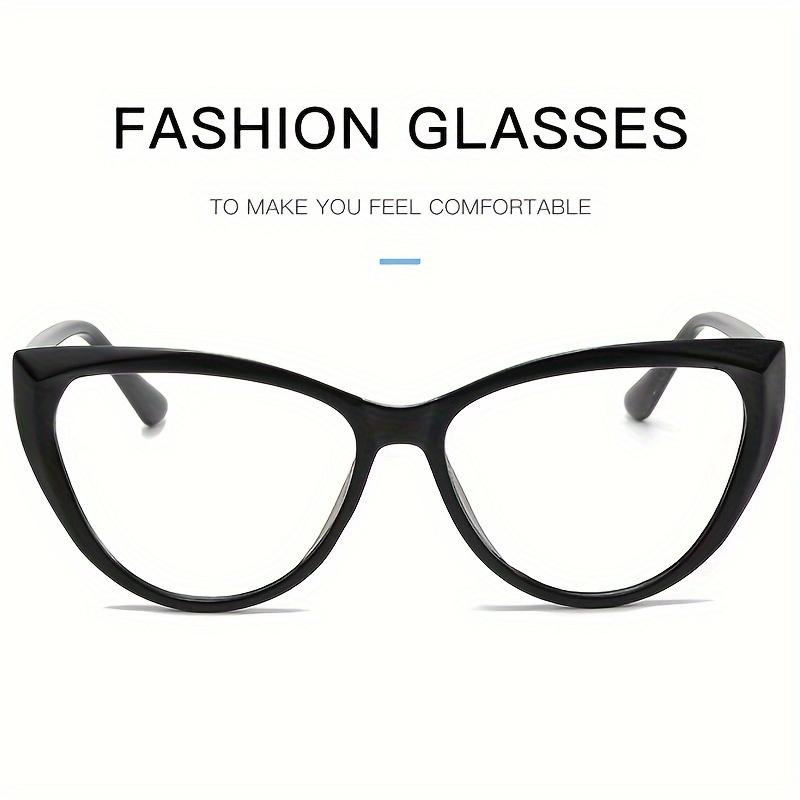 1Pcs 1 Pair Of New High-End Retro Cat Eye Frames For Men And Women Fashionable Anti-Blue Light Color-Changing Glasses