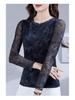 Stylish Long Sleeve Print T-shirt for Middle-Aged Women