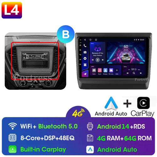 Car Radio Android 13 For lsuzu D-MAX 3 RG 2019 - 2025 GPS Navigation Auto Screen Stereo Multimedia Player No 2din BT DVD 5G Wifi