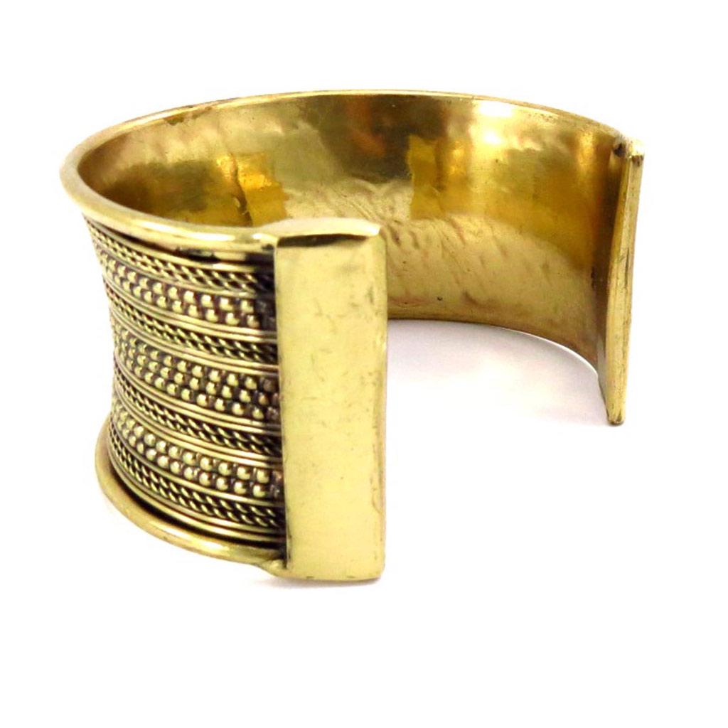 Les Trésors De Lily [J6927] - Pulsera dorada de diseño 'Cleopatra'