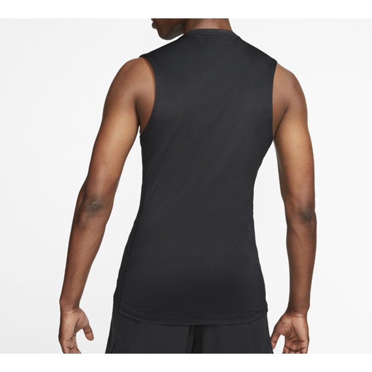 Nike Pro Sleeveless Training Compression Tank Top Men Tops Black BV5601-010