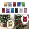 24 Stück Weihnachtsbaumkugeln Christbaumschmuck Dekorationen für Neujahr Verlobung Weihnachtsbaum Jubiläum Partyzubehör