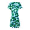 Women's Summer Dress Loose Beach Vacation Casual Deep V Neck Short Sleeve Dress Elegant Dress