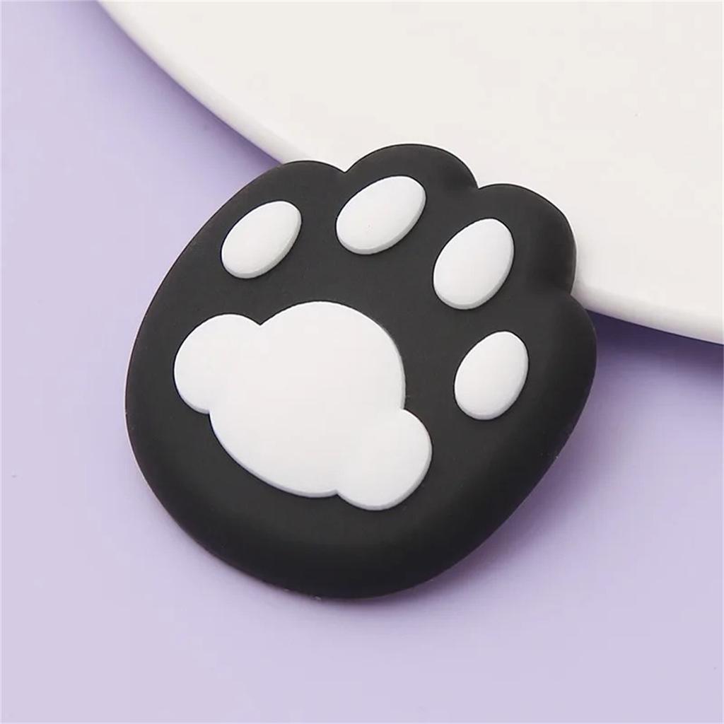 1PCS Wall Protector Door Handle Bumper Guard Stopper Anti-slip Sticker Self Adhesive Rubber Cute Cat Paw Door Crash Pad Stops