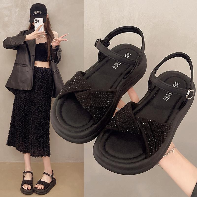 Sandals Women's Summer 2025 New Platform Women's Skirt Beach Shoes