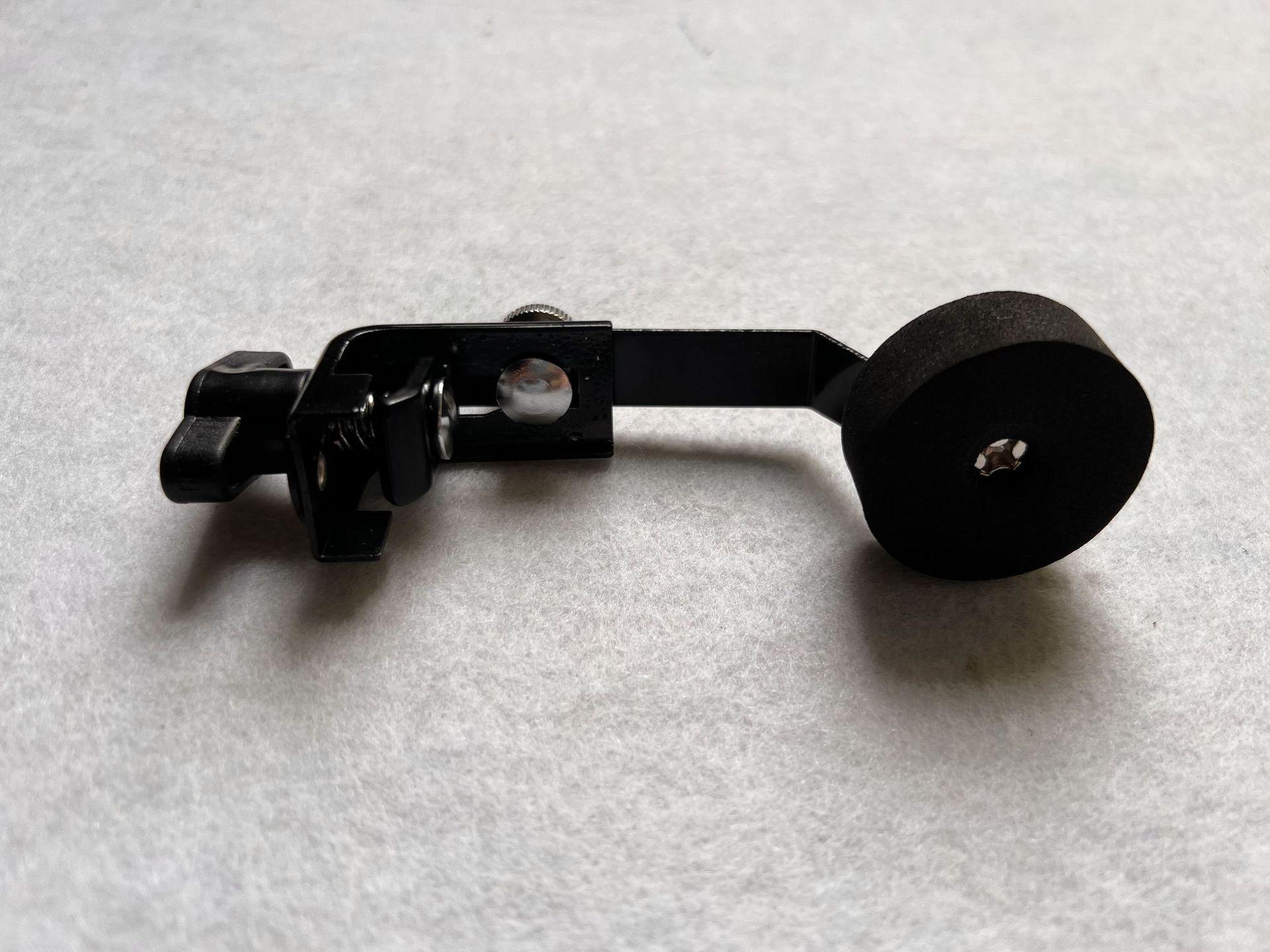 Snare Drum Mute Pad & Tuner Overtone Sticker, Drum Kit Accessory. White Cotton