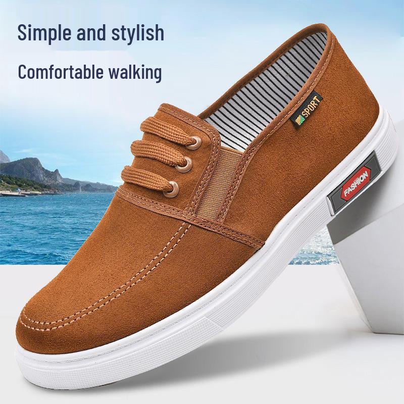 Men's Casual Slip-on Breathable Cloth Shoes for Driving