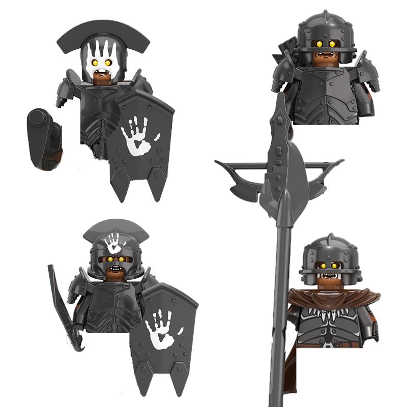 Military Building Blocks Solider Figures Movie Science Fiction Series Weapons Shield Knight Toys Gifts Medieval Mini Bricks MOC