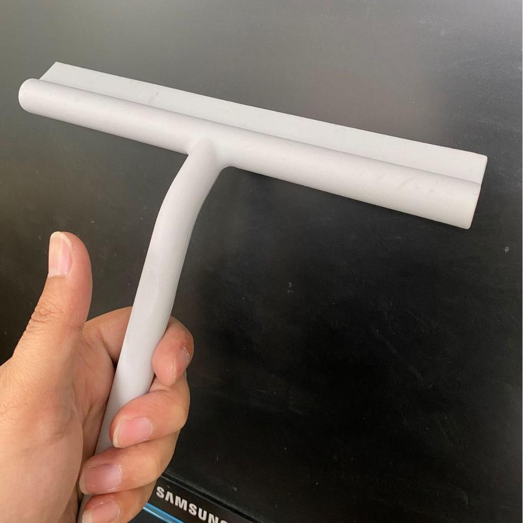 Silikon Fenster- und Glasabzieher mit Schaber – Ideal für die Haushaltsreinigung