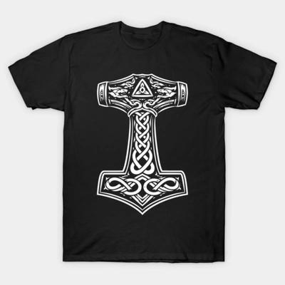 Mjolnir T Shirt Vintage Stretched Breathable Stylish Graphic Unisex Top For Everyday Wear Streetwear Designer Clothes