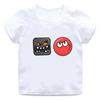 Red Ball 4 Print Cartoon Funny Game Casual Summer New Men Women Tee Adults Children Boy Gril Top Kids Parent Child Cotton Tshirt
