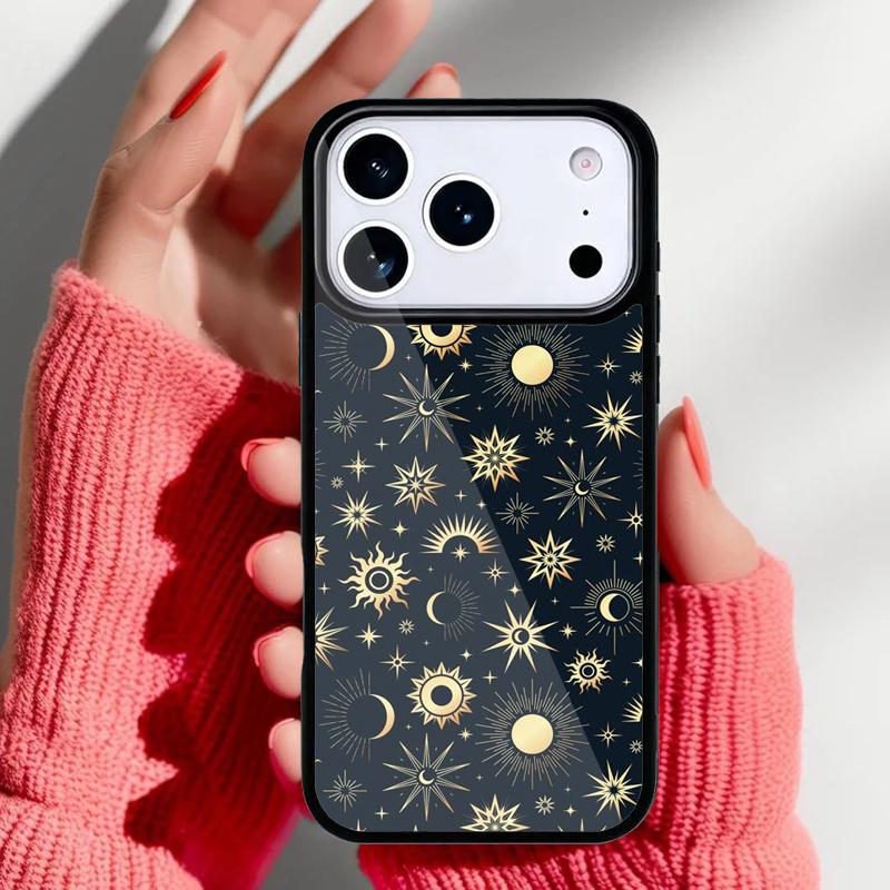 Starry Sky Phone Case for iPhone 17 Air 16e 15 14 13 Pro Max Back Cover for 12 11 Pro Coque