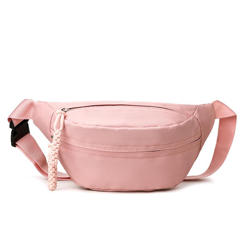 

Повседневная сумка-мессенджер спортивная нагрудная сумка нишевая универсальная розовый