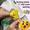 DIY Simple Sewing Tools Sewing Guide Template KitSpacing Precision Sewing Tool for Fabric Embroidery & Leathercraft