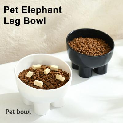 Elevated Pet Bowl Anti-Spill Dog Food Water Bowl Tilted Raised Feeding Bowl Protects Pets Spine for Cats Dogs