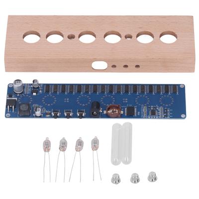 Kit fai da te per orologio a tubo luminoso ad alta precisione IN14 Orologio a tubo Nixie Parti fai da te DC12V per decorazione domestica